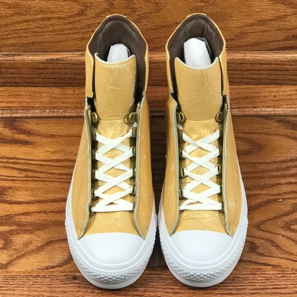 Converse CTAS Alpha‎ Hi Aged Gold White Shoes - Picture 4 of 8